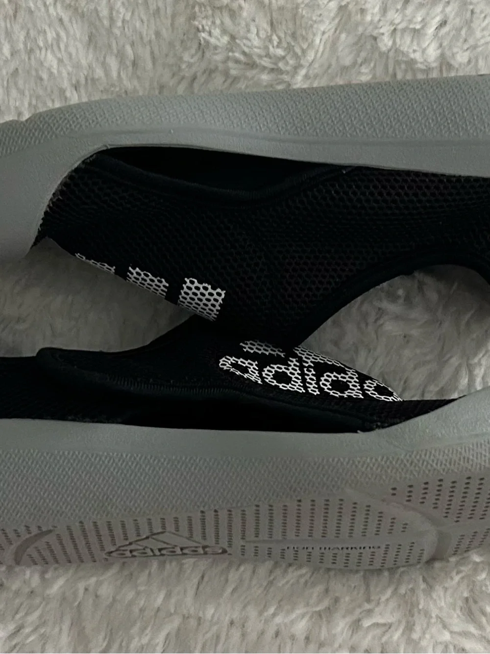 Adidas Kids Water Shoes Size 10K Black Slip On Swim Beach Shoes Toddler Boys